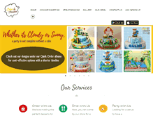 Tablet Screenshot of cakeavenue.com